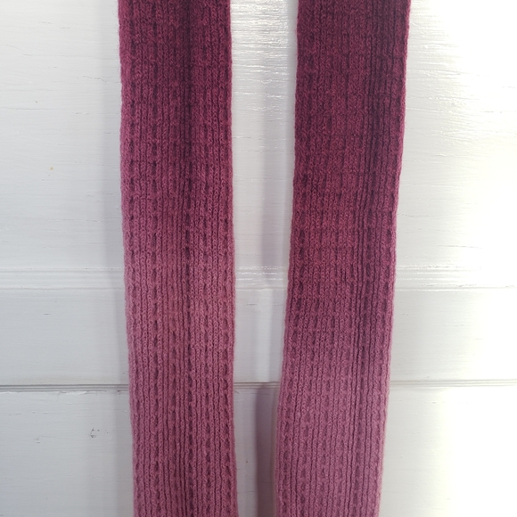 $10 Add-on💗Soft Raspberry Rose Leg Warmers 🌸 Ombre Dye 💗 Knit Crochet - Picture 5 of 6